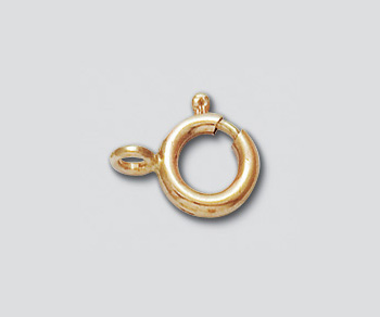 Gold Filled Spring Ring 8mm Closed - Pack of 2