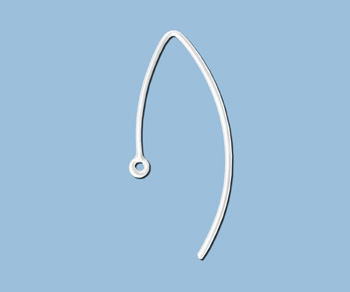 Sterling Silver Earwires 26mm - Pack of 2