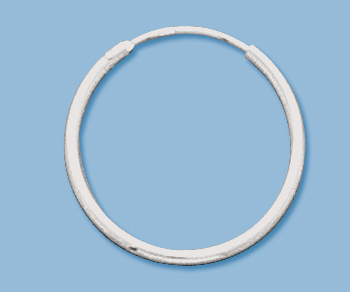 Sterling Silver Endless Hoop 20mm - Pack of 2