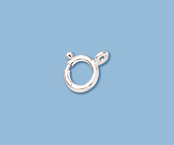 Sterling Silver Spring Ring 6mm Closed - Pack of 10