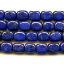 Lapis 8x10mm Tumbled Nugget Beads - 8 Inch Strand