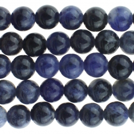 Sodalite 6mm Round 8 inch Strand