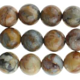 Venus Jasper 10mm Round 8 inch Strand