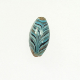 Art Nouveau Oval Turquoise, Size 25mm