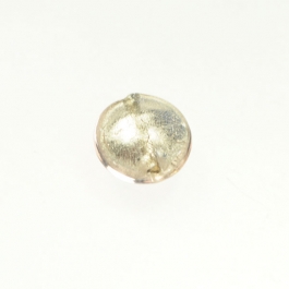 Foil Lentil Champagne/White Gold, Size 14mm