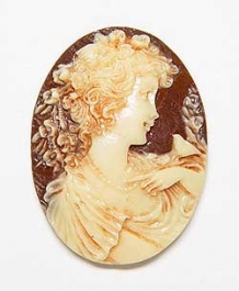 25x18mm Oval Fashion Cameo Anastasia - Pack of 2