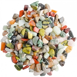 1 Kilo Assorted Tumbled Gemstone Mix