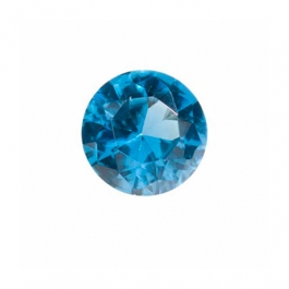 4mm Round Blue Zircon CZ - Pack of 5