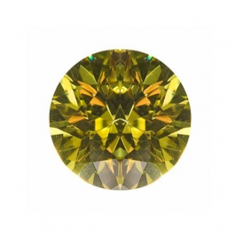 5mm Round Peridot CZ - Pack of 5