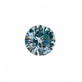 5mm Round Aquamarine CZ - Pack of 5