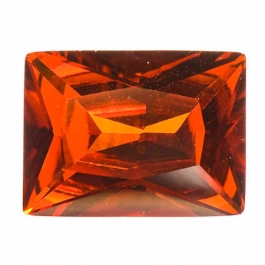 18X13mm Rectangle Red CZ - Pack of 1