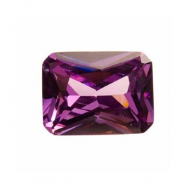 10x8mm Octagon Light Amethyst CZ - Pack of 1