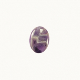 Dog Teeth Amethyst 6x8mm Oval Cabochon - Pack of 2