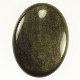 Golden Obsidian 30x40mm Oval Cabochon