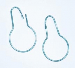 2 1/2 Inch Steel Chain/Bead Hook - Pack of 20