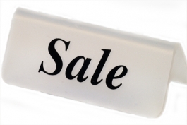 Sale Frosted Sign - Sold Individually