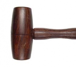 Natural Rosewood Hammer - Length 9 Inches