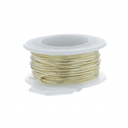 24 Gauge Round Silver Plated Gold Copper Craft Wire - 60 ft