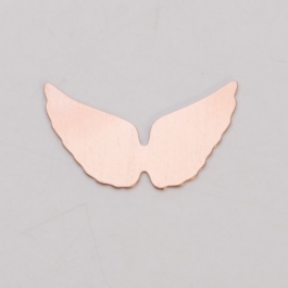 COPPER 24ga - ANGEL WINGS - Pack of 6