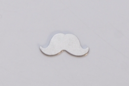 NICKEL SILVER - 24ga - SMALL MUSTACHE - Pack of 6