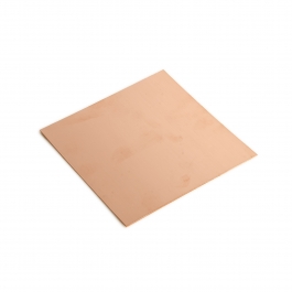 26 Gauge 0.016 Dead Soft Copper Sheet Metal - 6x6 Inch