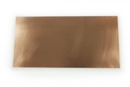 Copper Sheet Metal - 24 Gauge - 6 x 3 Inches
