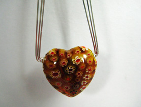 Webbed Heart Necklace