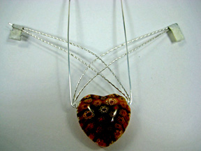 Webbed Heart Necklace