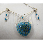 Webbed Heart Necklace